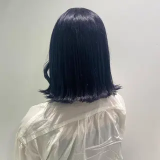 ミディアム 寒色＆ブリーチ特化 寒色MiOのヘアスタイル