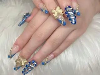 ネイル Hana Bloom Nail💜Akiのネイルデザイン