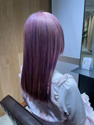 セミロング レイヤー/ハッシュ 渋谷/サッタのヘアスタイル