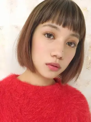 ショート やまだ まいのヘアスタイル