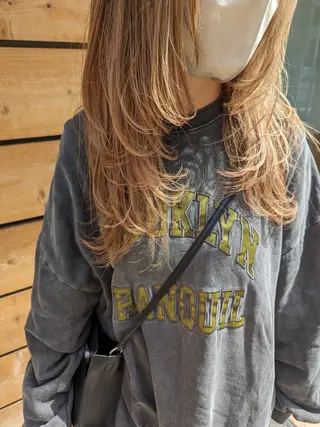 ロング 宮下 敦のヘアスタイル