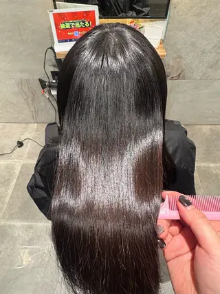 セミロング Lafith hair SHIN 大分店所属・Lafith ミネオアリサのヘアスタイル