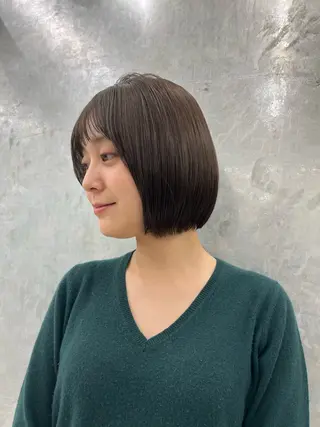 ショート 神作 汐里　江古田 /透明感カラー🌿のヘアスタイル