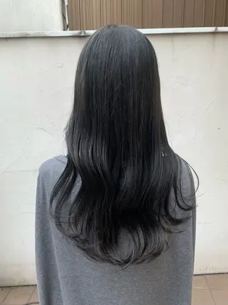 ロング カラー ヘアアレンジ ミドウチ アヤカのヘアスタイル