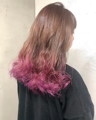 ミディアム カラー ヘアアレンジ 【池袋/スパイキー ショート】ⓝⓘⓜⓤのヘアスタイル