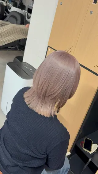 ミディアム tokute 中野真咲🐺のヘアスタイル