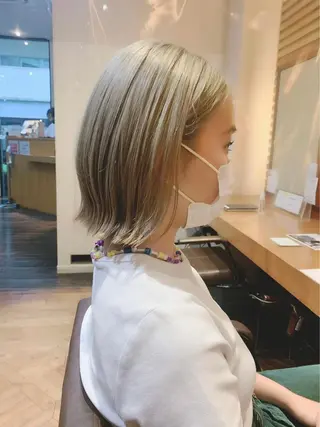 カラー 川上拓真 ✂︎学芸大学のヘアスタイル