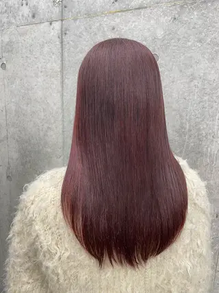 ロング カラー すぐ巻ける縮毛矯正 🍀勝倉　麗のヘアスタイル