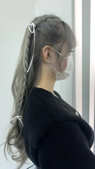 ヘアアレンジ ❄️透明感カラー❄️ メンズ✂️TOWAのヘアスタイル
