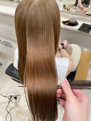 ロング 柴 芙未菜のヘアスタイル