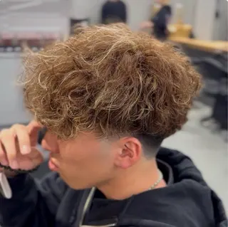 ショート カラー パーマ メンズ 🔥メンズ 特化🔥菊水皐暉🔥のヘアスタイル