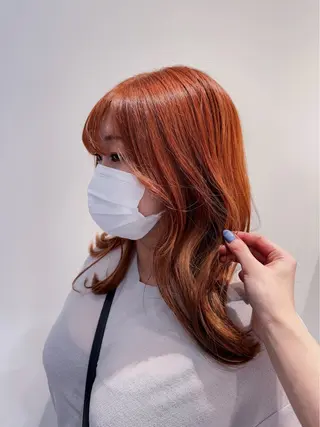ミディアム 西野 未桜のヘアスタイル