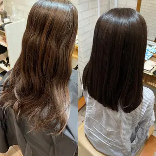 ロング カラー 白髪世代の悩み解決 阿部耕大のヘアスタイル