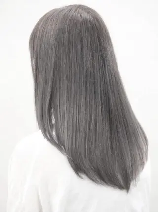 セミロング カラー 🌈２０年目突入🎉 山口のヘアスタイル