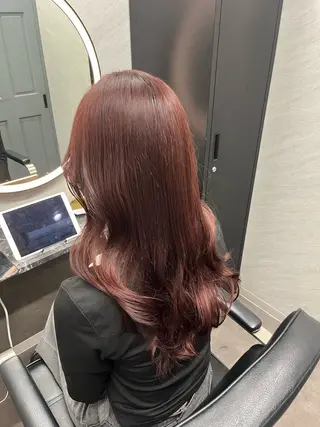 ロング カラー なんば/個室サロン タナカヒナのヘアスタイル