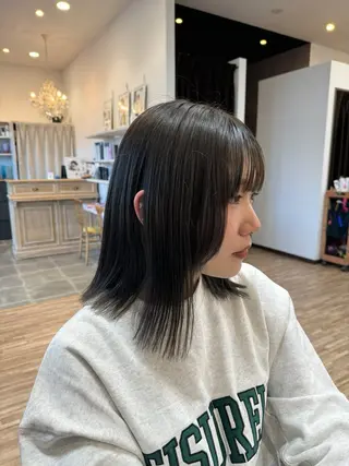 ミディアム yuimarl切田 はじめ✨のヘアスタイル
