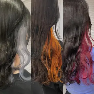 セミロング カラー ヘアアレンジ cherir髪質改善 パーソナルカラー診断のヘアスタイル