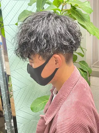 パーマ メンズ 渋谷/フェード/ 國分 翔のヘアスタイル