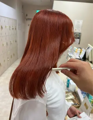 ロング カラー 艶髪 黄金比みくのヘアスタイル