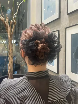 ミディアム ヘアアレンジ 表参道 💠Ayano💠のヘアスタイル