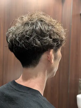 ショート パーマ メンズ 💪森本 みく🐧のヘアスタイル