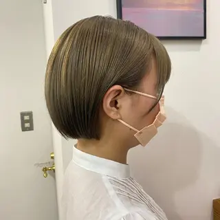ショート カラー 🪭risa 暖色/レイヤー🪭のヘアスタイル