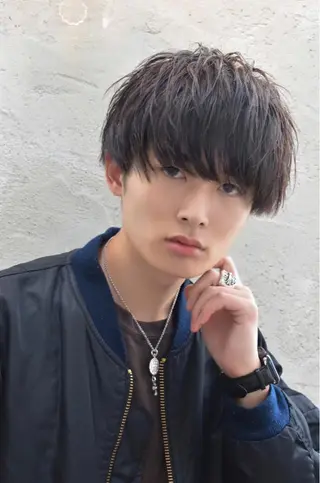 メンズ ハイトーン職人 ♡中島凱人のヘアスタイル