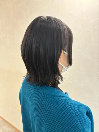 ミディアム カラー 髪の家 tikiのヘアスタイル