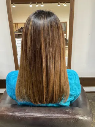 ロング Joliefille 高石店　かすみのヘアスタイル