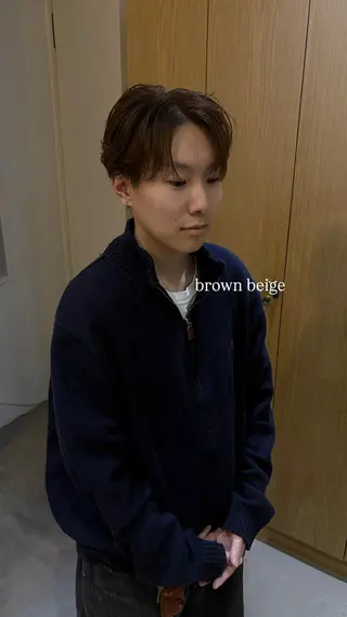 ロング カラー メンズ  むねはる /札幌美容師のヘアスタイル