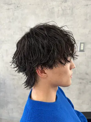 ショート パーマ メンズ ユウ🪄 パーマ指名No1のヘアスタイル