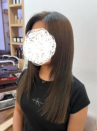 ロング カラー ✂︎HITOMI✂︎ 副店長のヘアスタイル