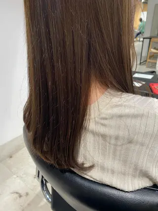 セミロング モテ艶カラー 🎖さえきはるかのヘアスタイル