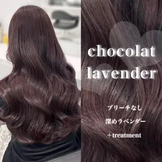 ロング カラー 韓国風艶髪🎀 暖色カラー🤍のヘアスタイル