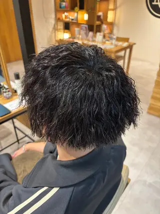 パーマ 新田 楓太のヘアスタイル