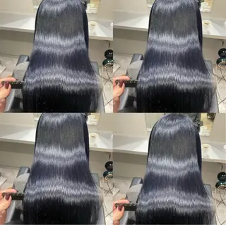 ロング カラー 透明感×髪質改善× エクステそうまのヘアスタイル