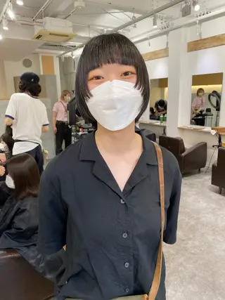 ショート 森貴裕/ベージュ/ パーマ/オリーブのヘアスタイル