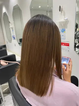 ミディアム ミディアムレイヤー 添田晃基のヘアスタイル