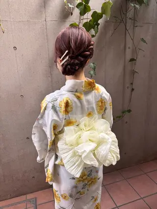 ヘアアレンジ 🎗️【ヘアセット 美眉】吉川玲🎗️のヘアスタイル