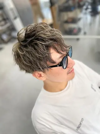 ショート カラー ヘアアレンジ VIM hairおもろまち店のヘアスタイル