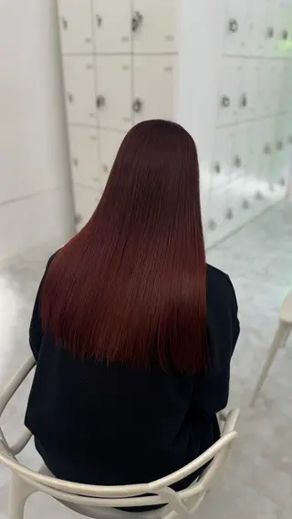 ロング カラー 透明感うる艶カラー 🤍MANAMIのヘアスタイル
