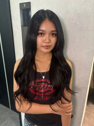 ロング デザイン/ブリーチ/ SORAᯓ★のヘアスタイル