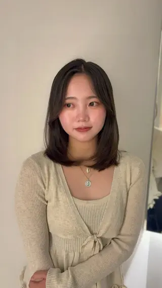 ミディアム 🤍韓国ヘア/ 楓🤍のヘアスタイル