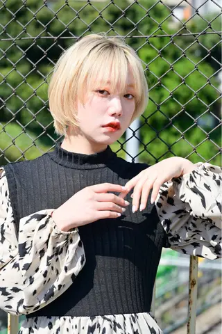 ショート カラー ✨前田 優・2拠点✨ ✨恵比寿・札幌店✨のヘアスタイル