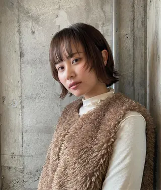 ショート レディースモデル カット/中川翔太のヘアスタイル