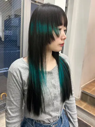 ロング カラー 中津 /kipi アカネのヘアスタイル