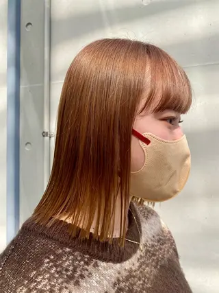 ミディアム 🌈🧡ヤマダ ヒロナ🌈🧡のヘアスタイル