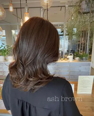 ロング カラー パーマ ヘアアレンジ maho🤍透明感 カラー/顔周りcutのヘアスタイル