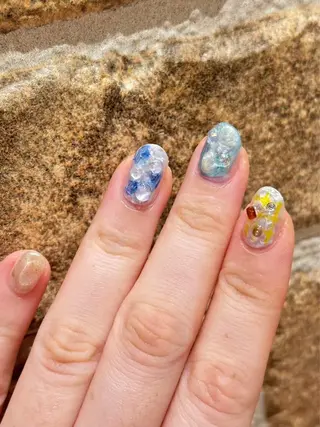 ネイル 🎀フェイ フェイ🫧💗のネイルデザイン