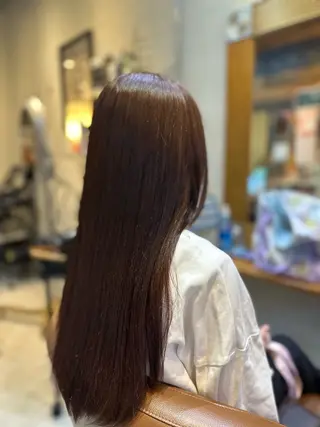 ロング カラー 青石 ちゃおのヘアスタイル